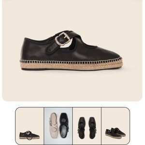 Maguire Elegant Black Espadrille Loafers